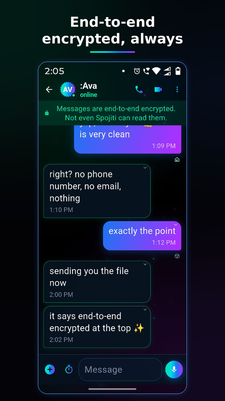 A chat